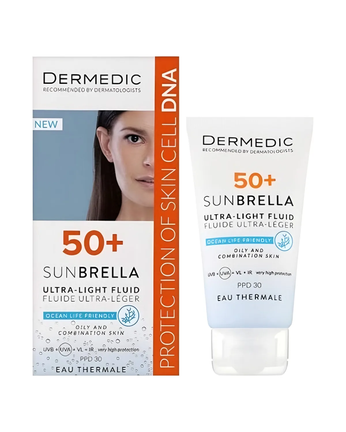 واقي شمس Dermedic Sunbrella Ultra-Light Fluid SPF50+
