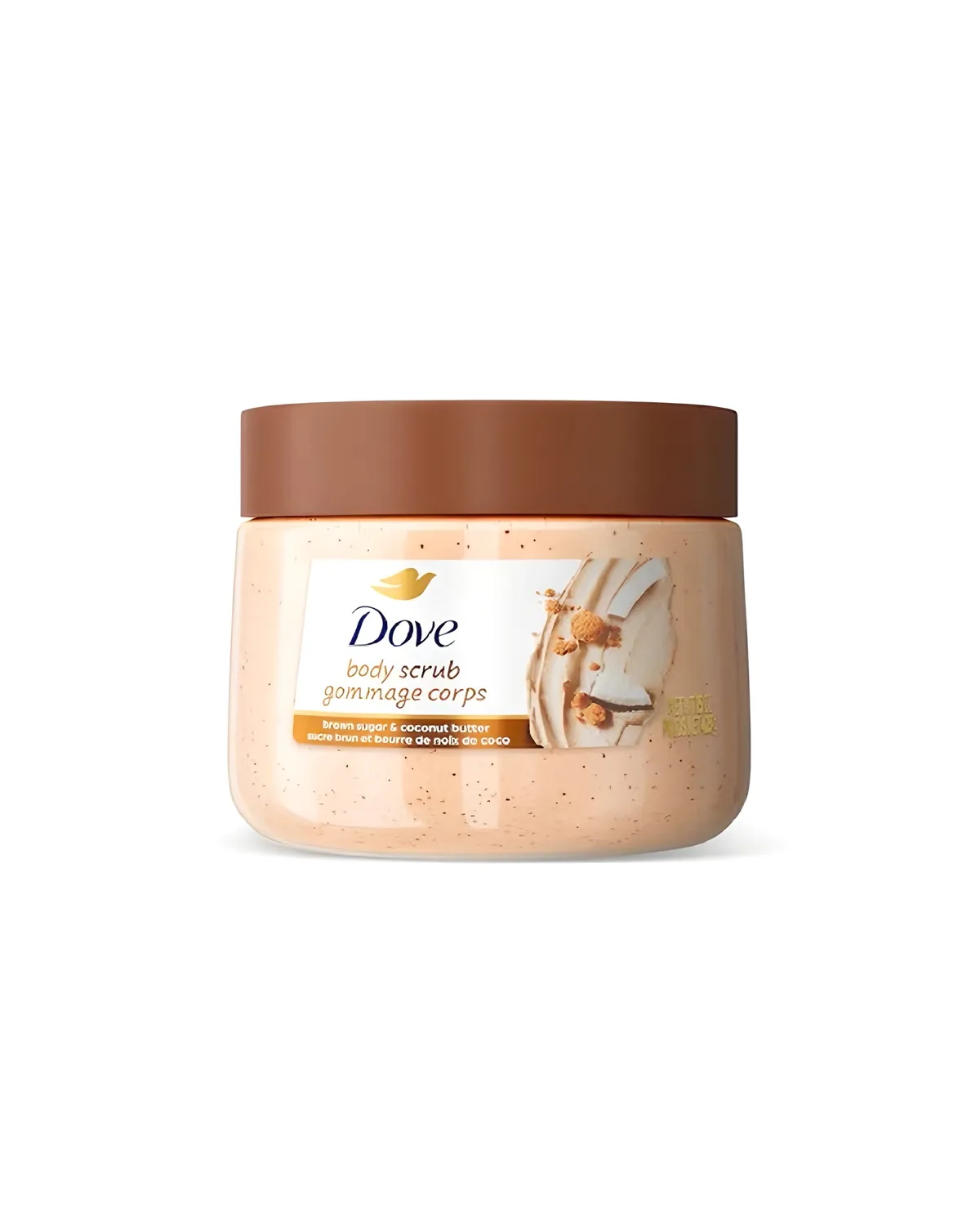 مقشر الجسم Dove بالسكر البني وزبدة جوز الهند