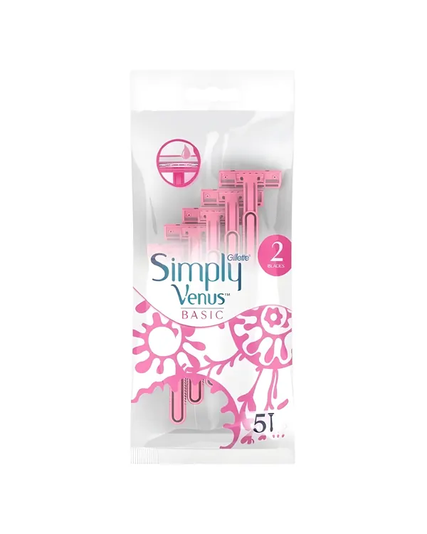 شفرات Gillette Simply Venus Basic (5 قطع)